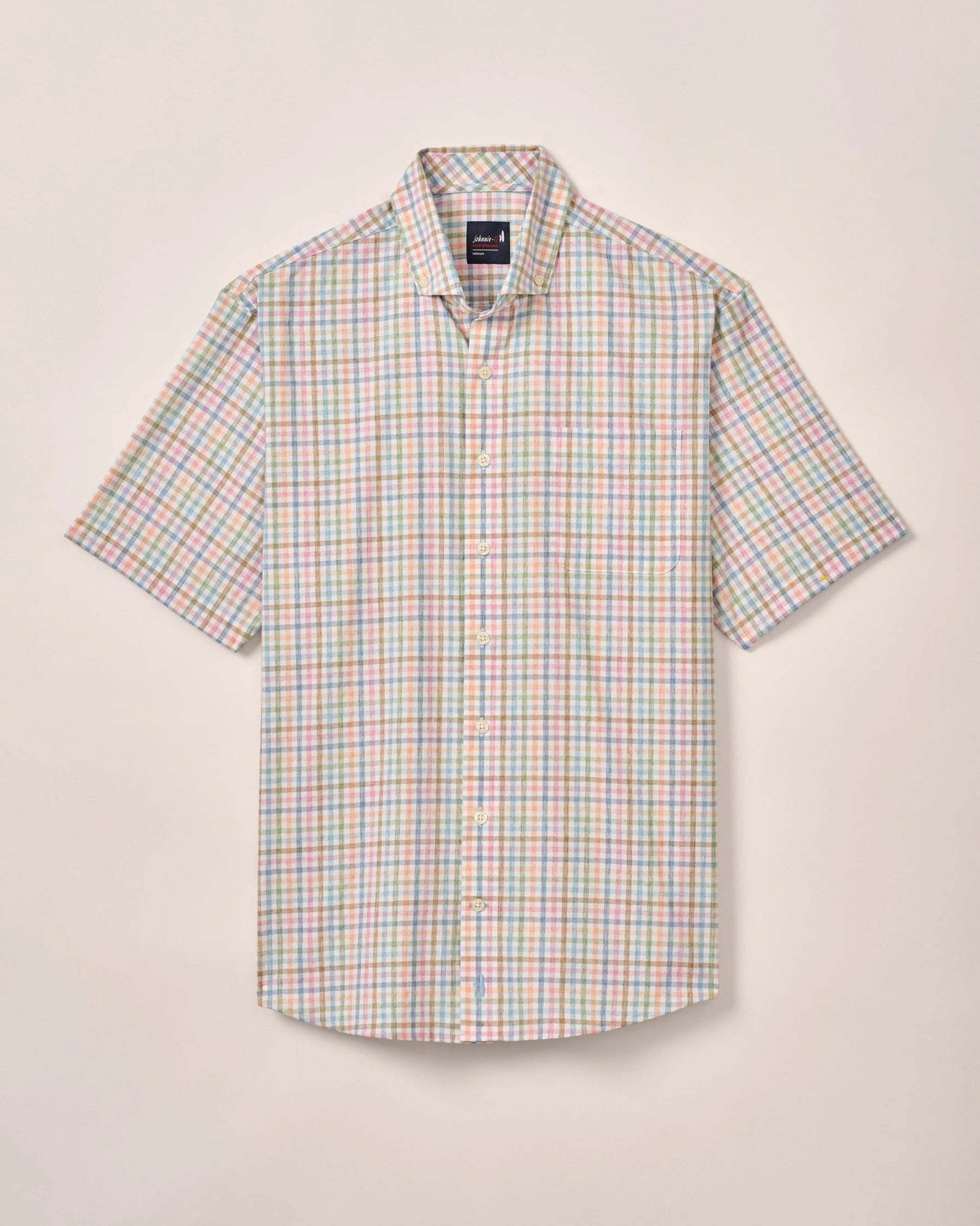 Johnnie-O Short Sleeve Performance Button Down Shirt - Kyler