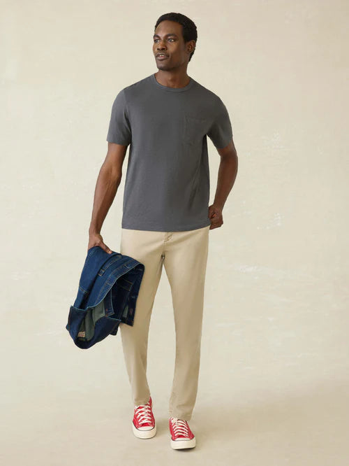 Faherty Sunwashed Regenerative Pocket Tee