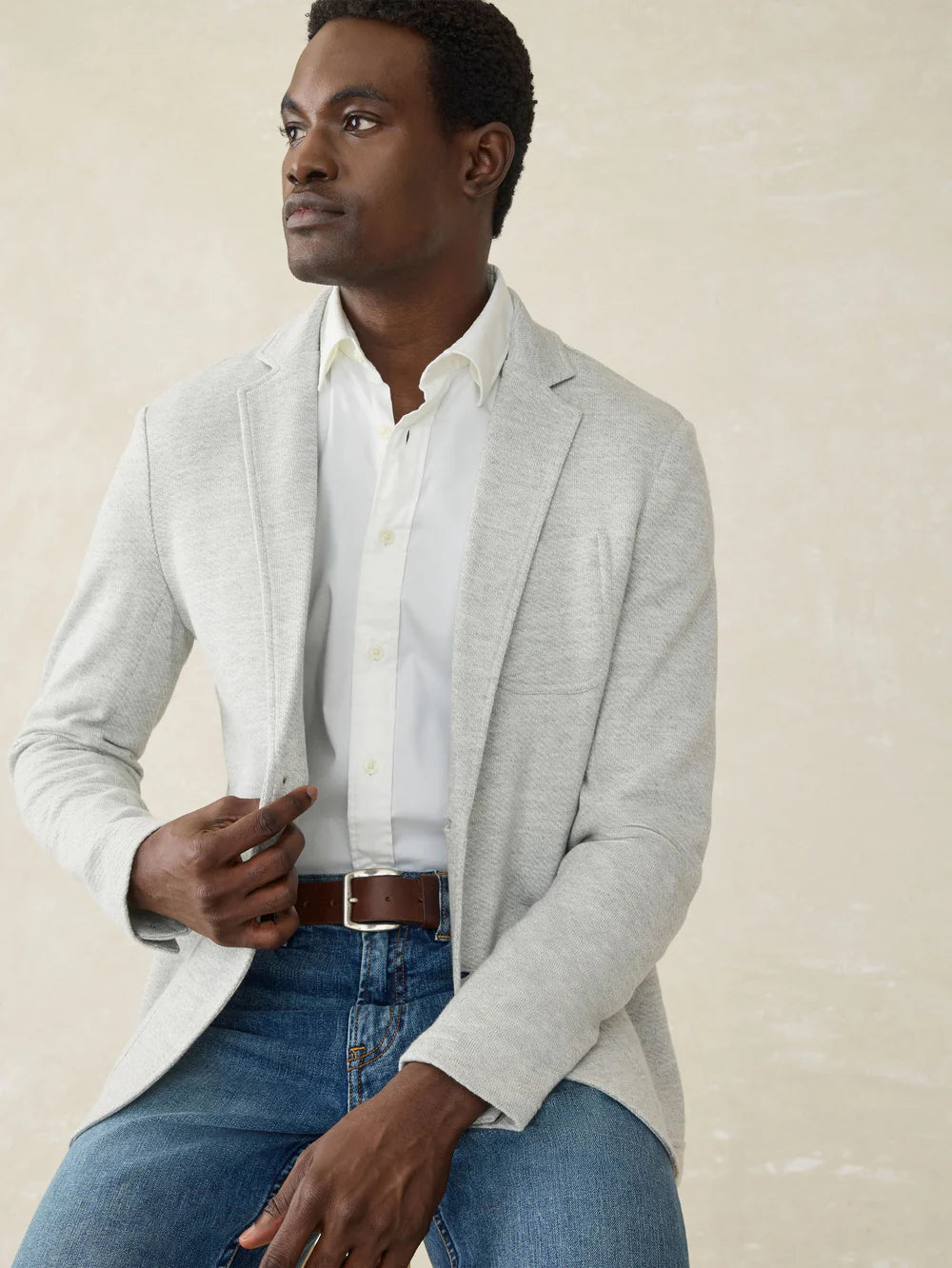 Faherty Inlet Knit Blazer