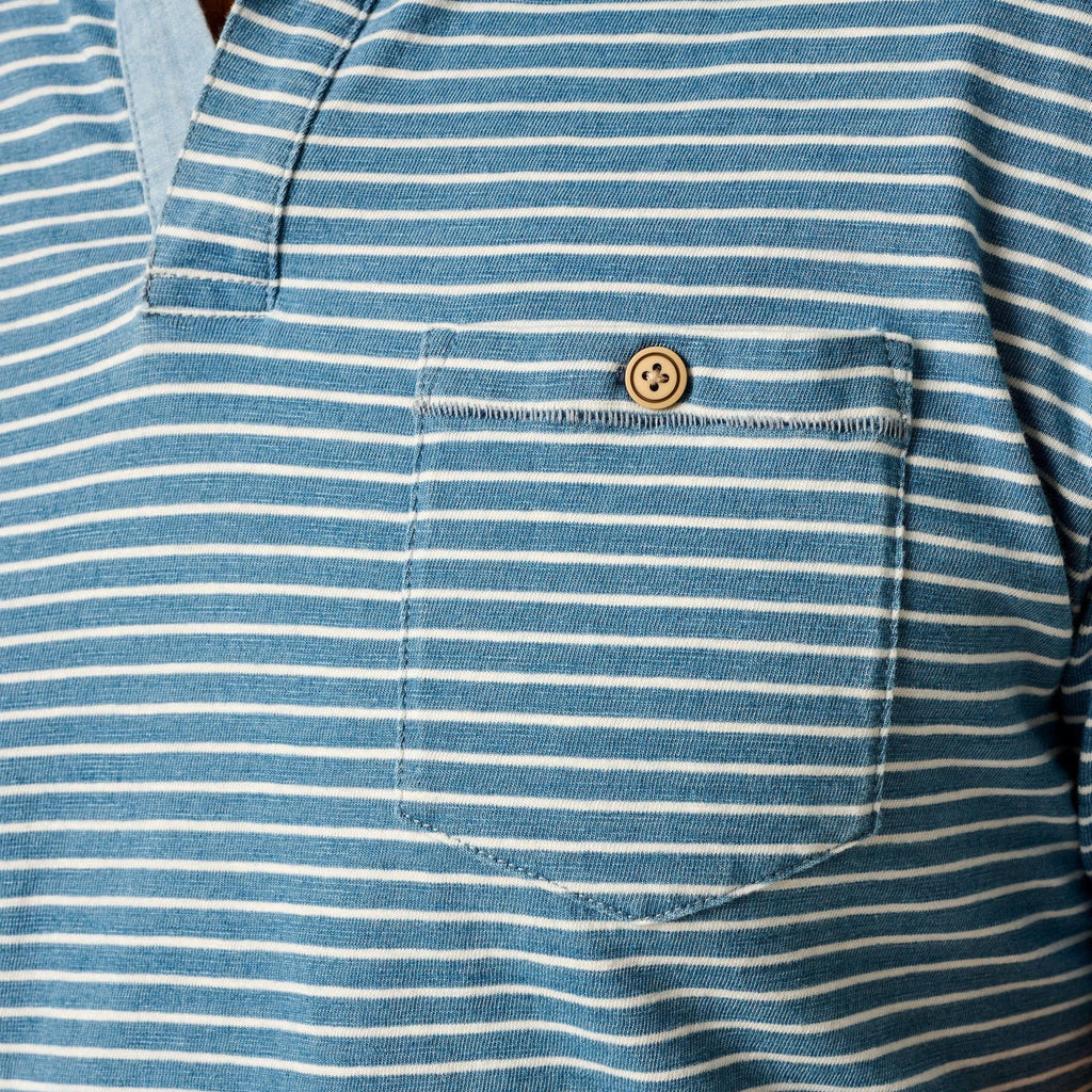Johnnie-O Johnny Collar Cotton Polo Brandt