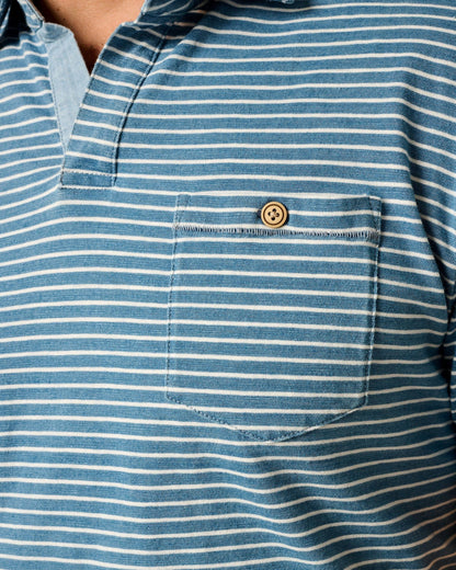 Johnnie-O Johnny Collar Cotton Polo Brandt