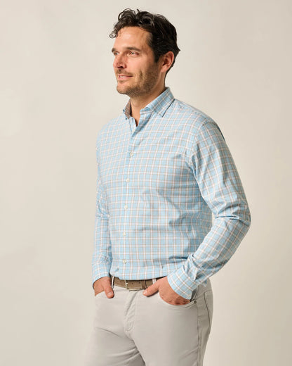 Johnnie-O Performance Button Up Shirt - Burleigh