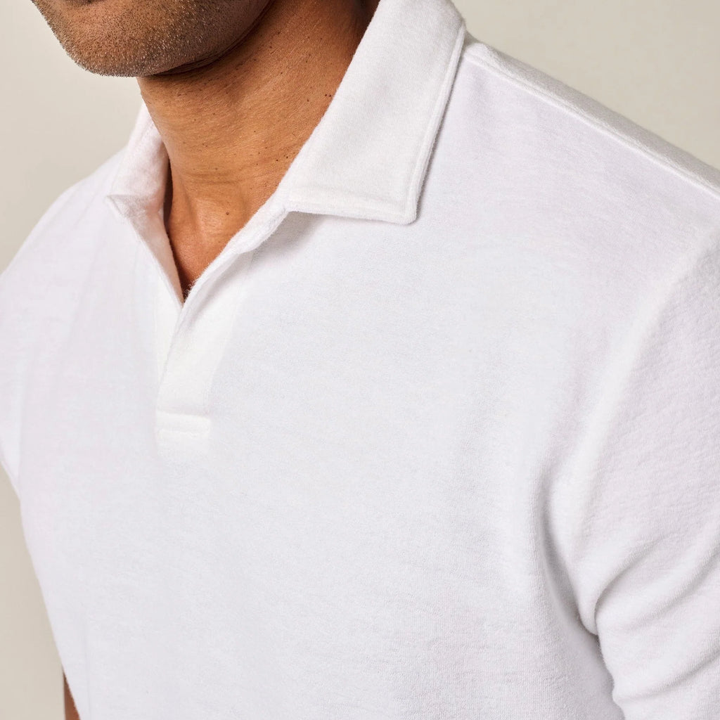 Johnnie-O French Terry Johnny Collar Polo - Frankie
