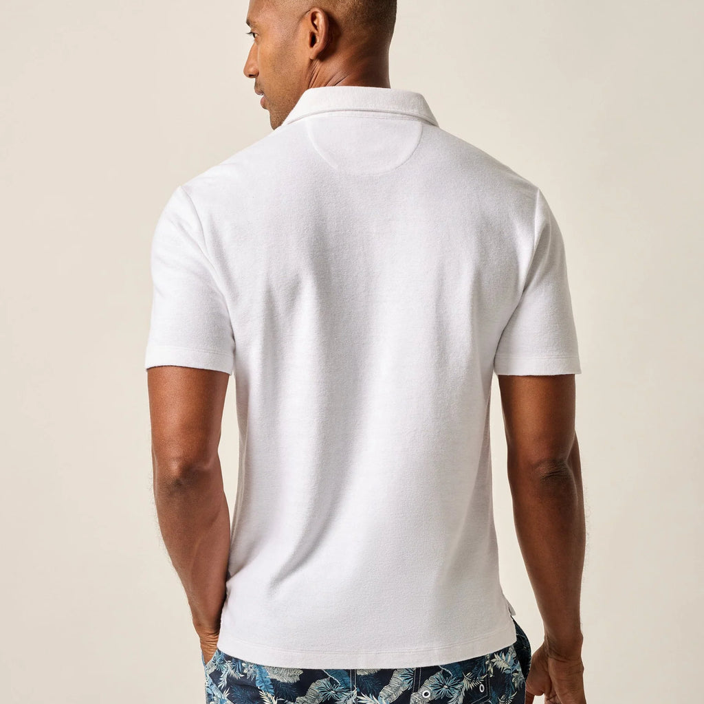 Johnnie-O French Terry Johnny Collar Polo - Frankie