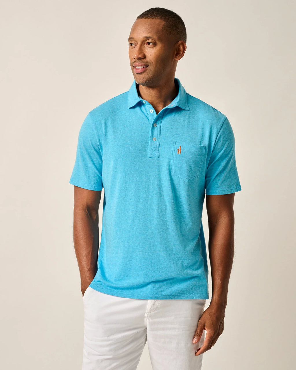 Johnnie-O Original 4-Button Polo - Heathered 2.0