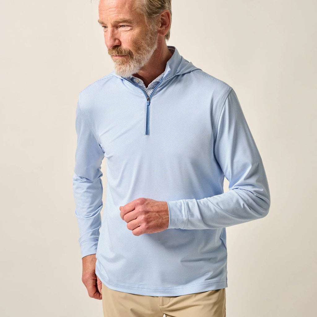 Johnnie-O Hybrid Performance 1/4 Zip Hoodie