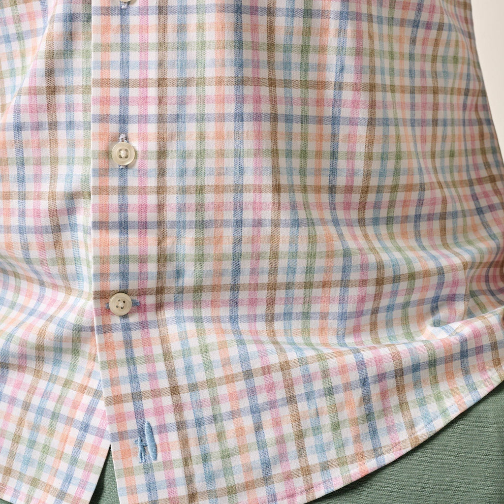 Johnnie-O Short Sleeve Performance Button Down Shirt - Kyler