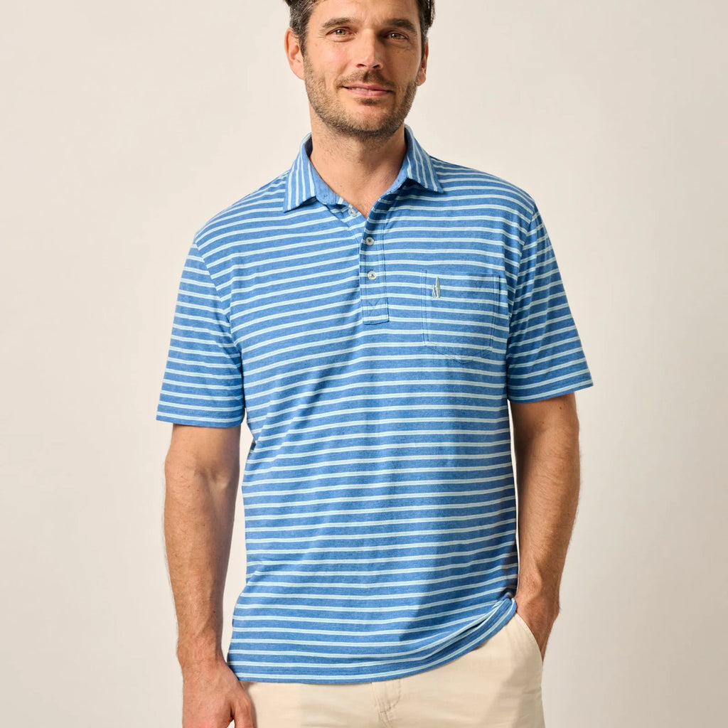 Johnnie-O Original 4-Button Polo - Matthis Stripe
