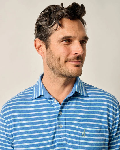 Johnnie-O Original 4-Button Polo - Matthis Stripe