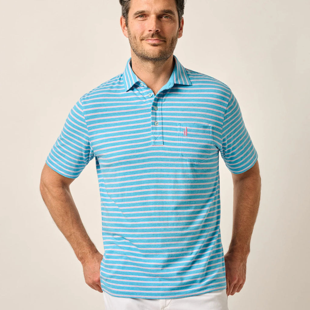 Johnnie-O Original 4-Button Polo - Matthis Stripe