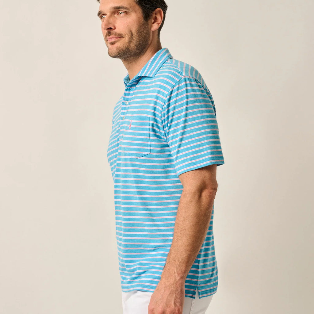 Johnnie-O Original 4-Button Polo - Matthis Stripe