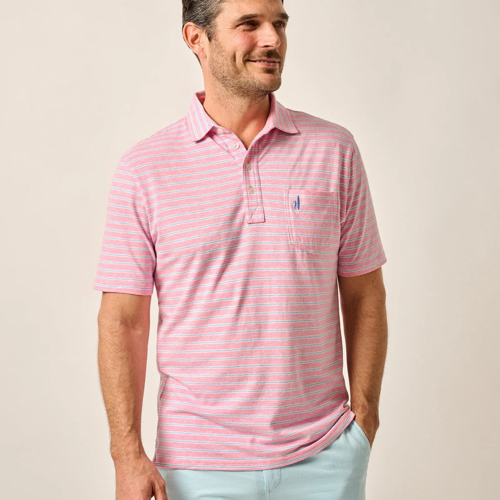 Johnnie-O Original 4-Button Polo - Matthis Stripe