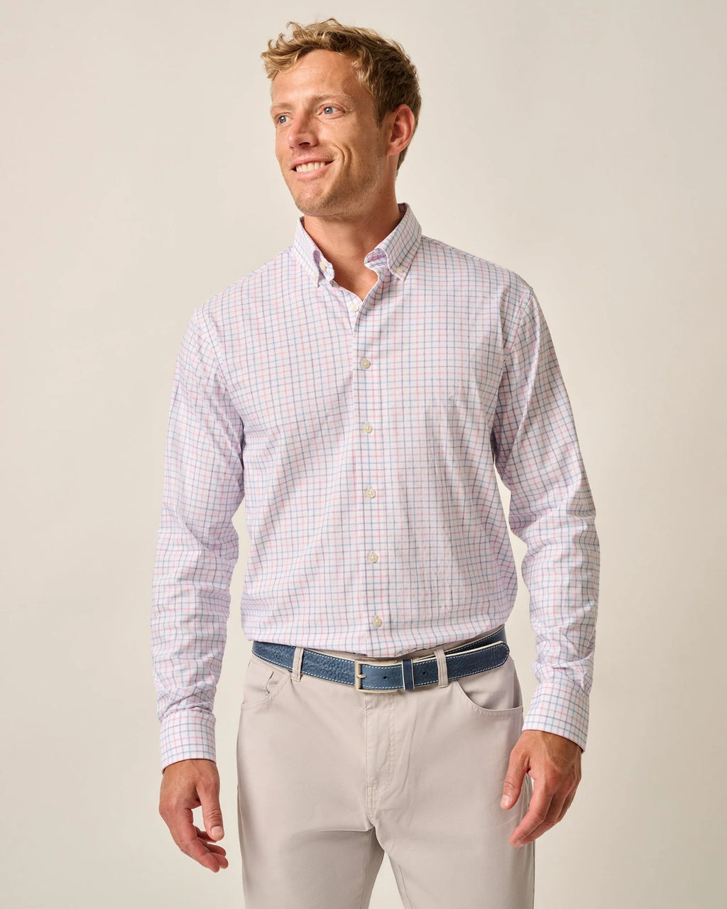 Johnnie-O Paddock Performance Button Up Shirt