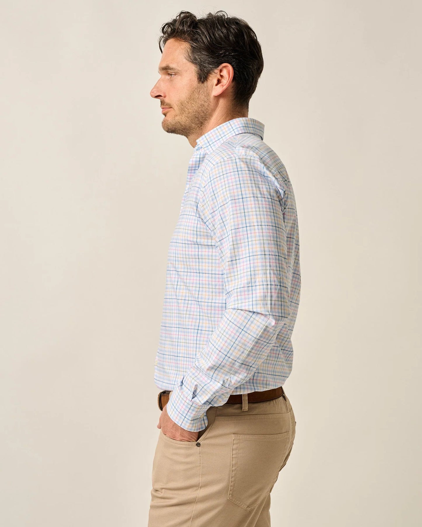 Johnnie-O Performance Button Up Shirt - Singleton