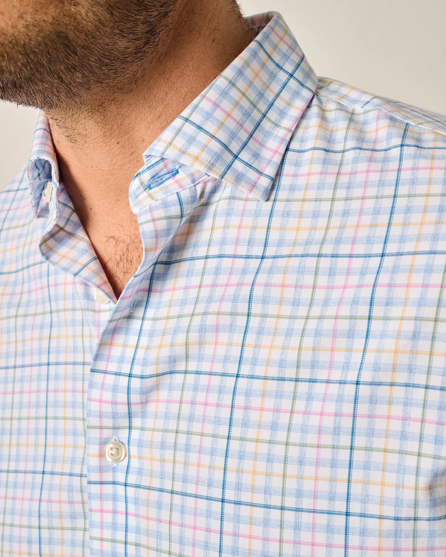 Johnnie-O Performance Button Up Shirt - Singleton