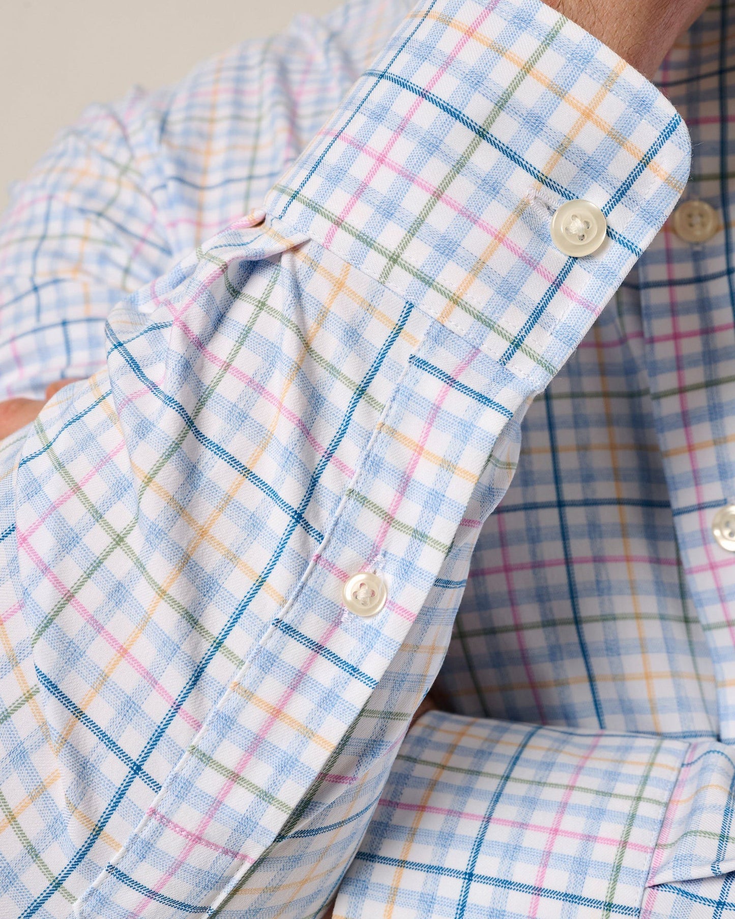 Johnnie-O Performance Button Up Shirt - Singleton