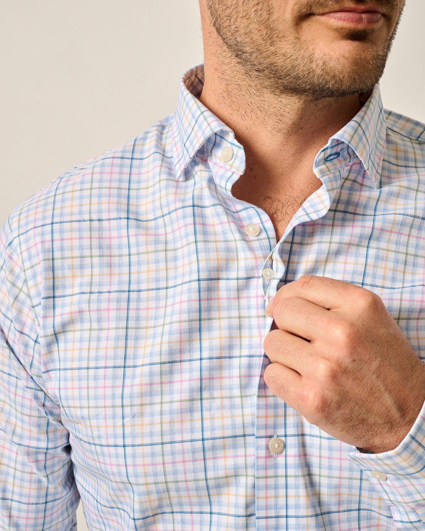 Johnnie-O Performance Button Up Shirt - Singleton
