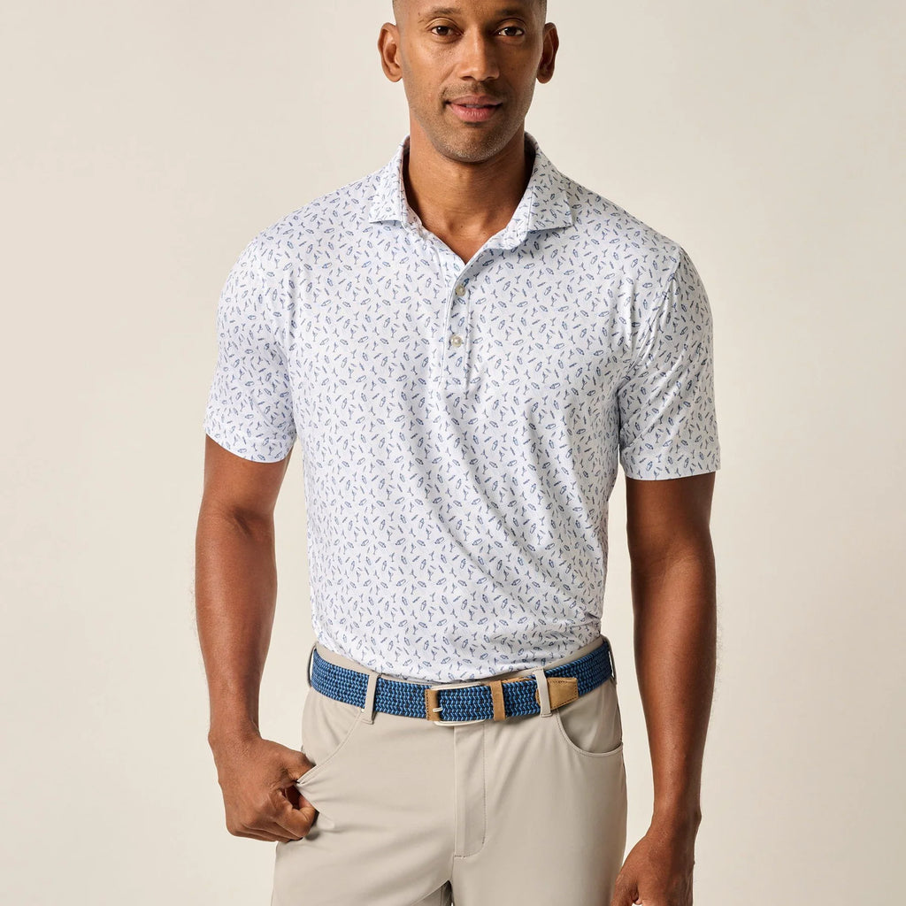 Johnnie-O Featherweight Performance Polo - Tini Print