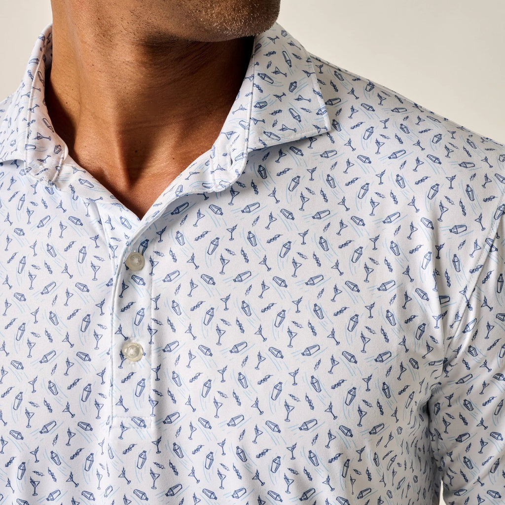 Johnnie-O Featherweight Performance Polo - Tini Print