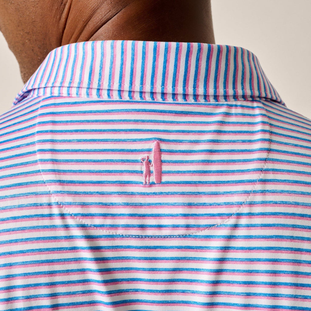 Johnnie-O Featherweight Performance Polo - Warwick Stripe
