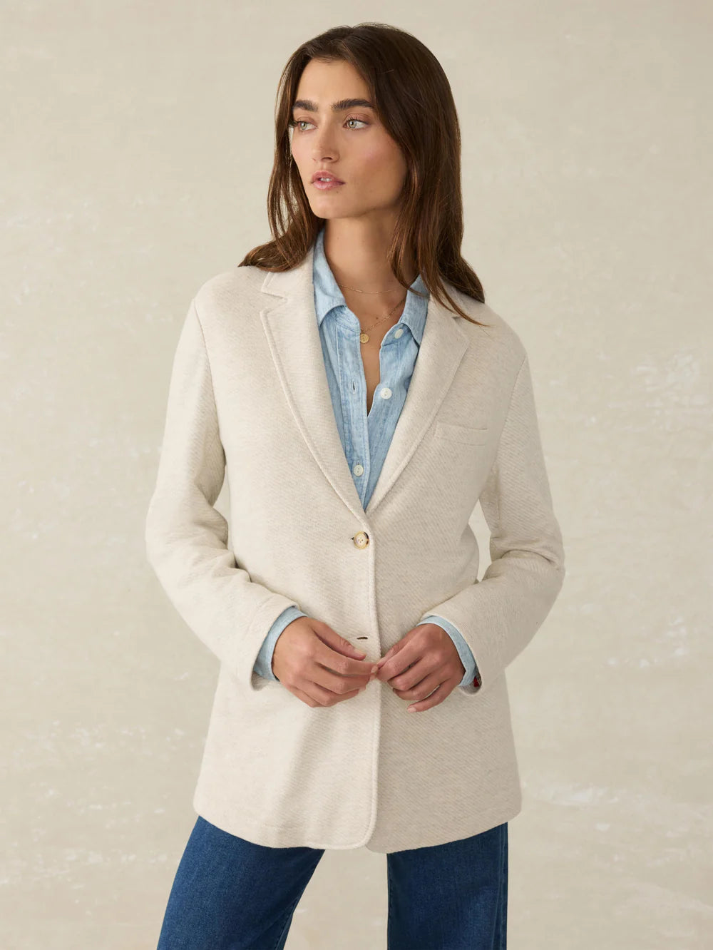 Faherty Inlet Knit Blazer