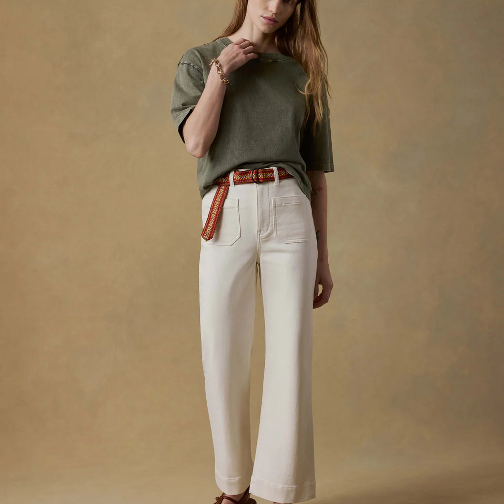 Faherty Stretch Terry Patch Pocket Ankle Pant