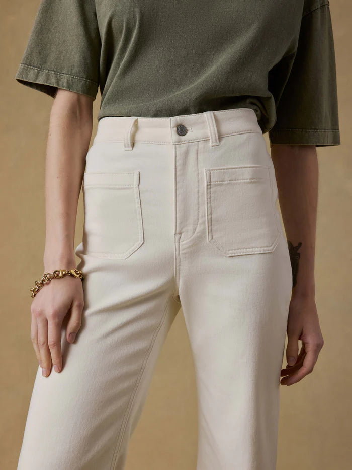 Faherty Stretch Terry Patch Pocket Ankle Pant