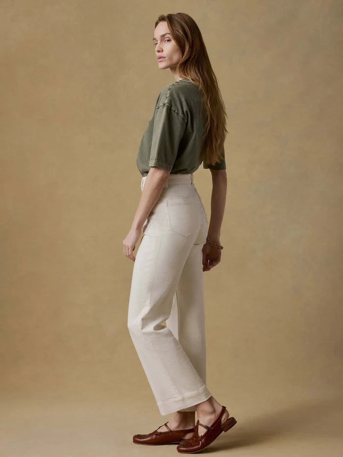 Faherty Stretch Terry Patch Pocket Ankle Pant