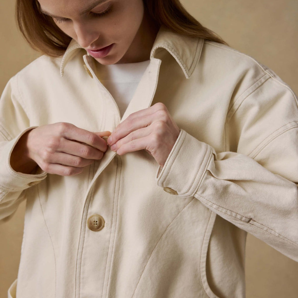 Faherty Sunwashed Canvas Chore Jacket