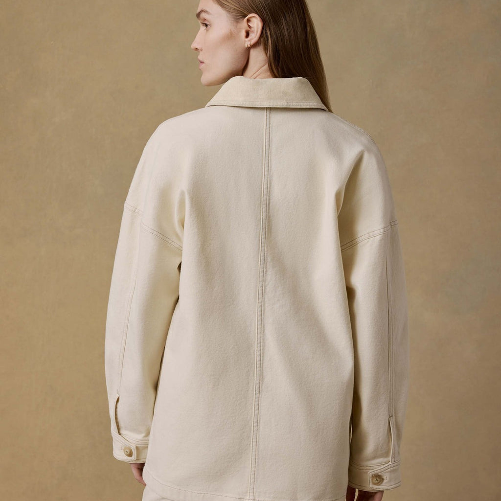 Faherty Sunwashed Canvas Chore Jacket