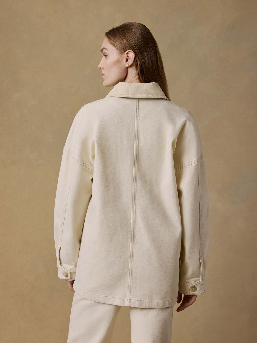 Faherty Sunwashed Canvas Chore Jacket