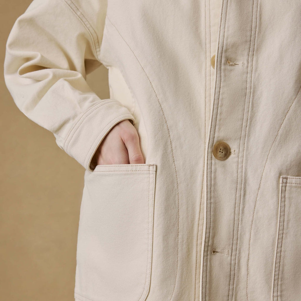 Faherty Sunwashed Canvas Chore Jacket