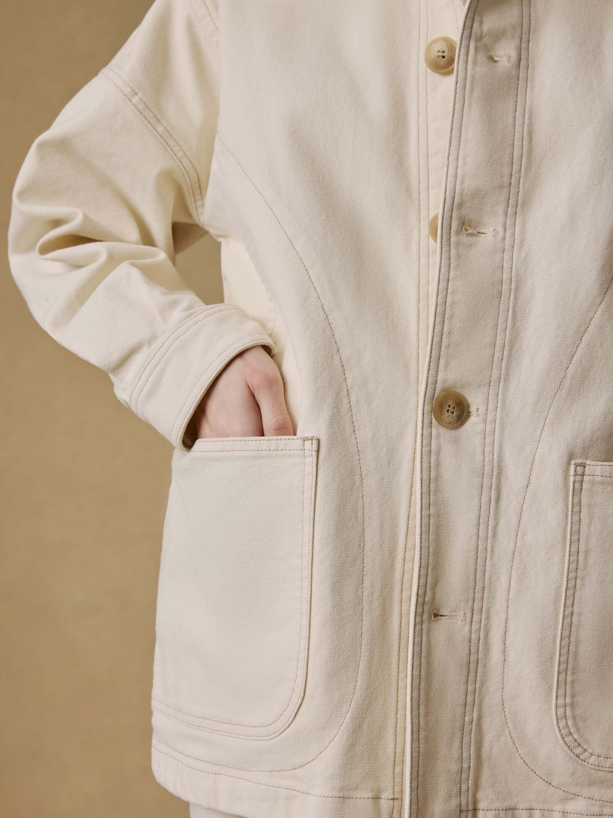 Faherty Sunwashed Canvas Chore Jacket