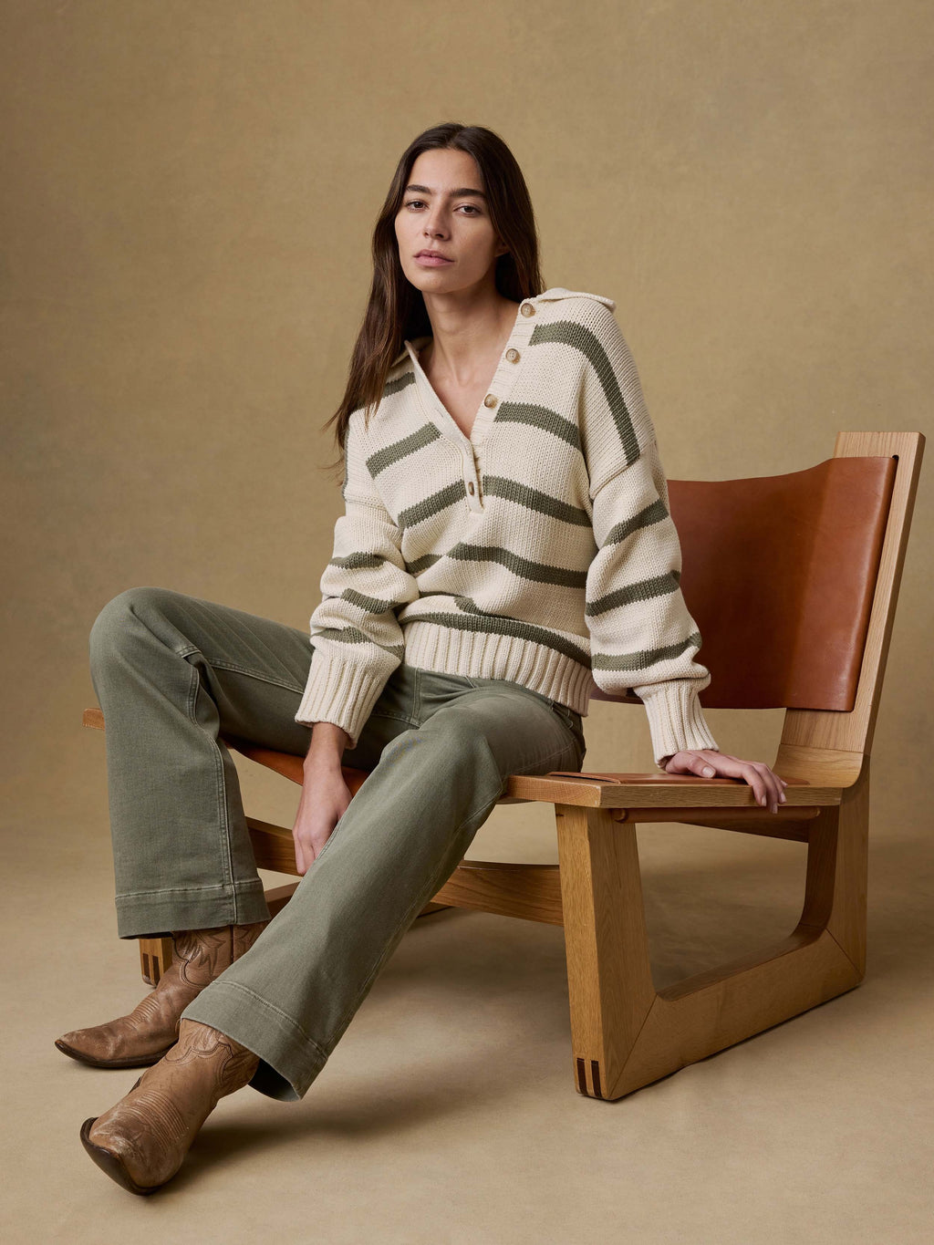 Faherty Sunwashed Cotton Polo Sweater