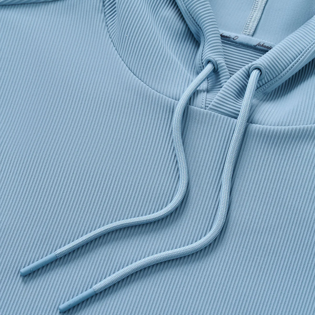Johnnie-O Hoppin Ribbed Knit Performance Hoodie