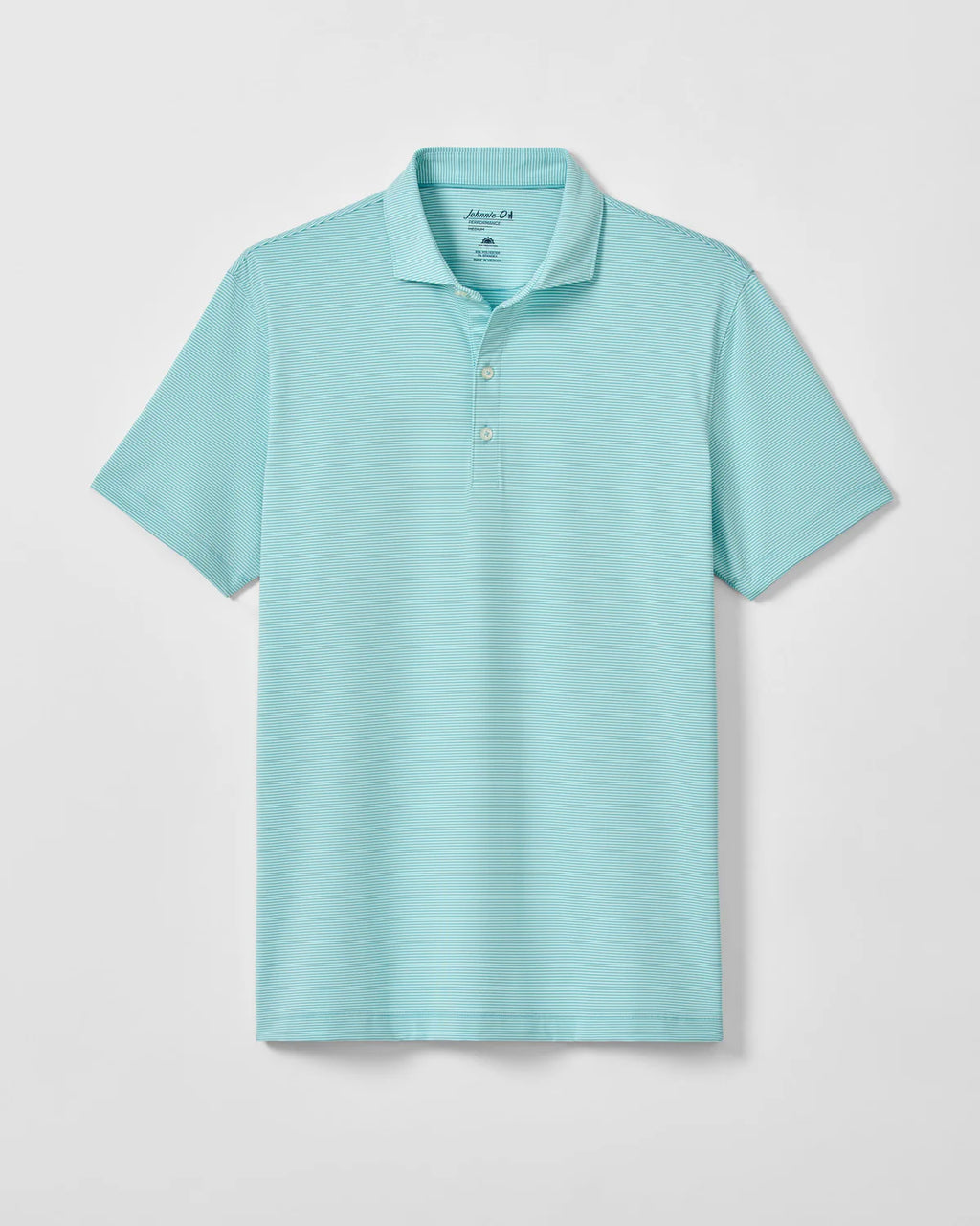 Johnnie-O Lyndonn Striped Jersey Performance Polo