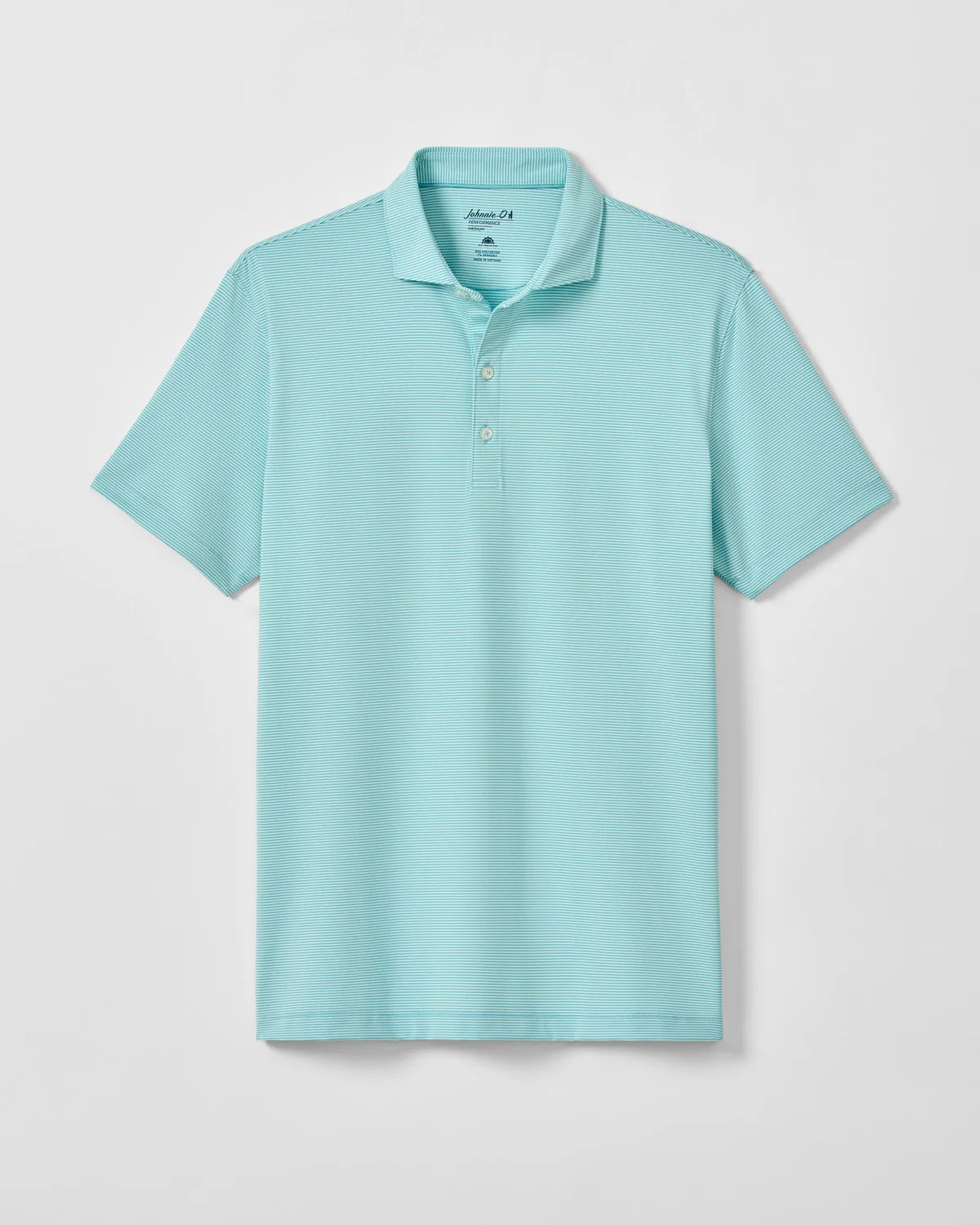 Johnnie-O Lyndonn Striped Jersey Performance Polo