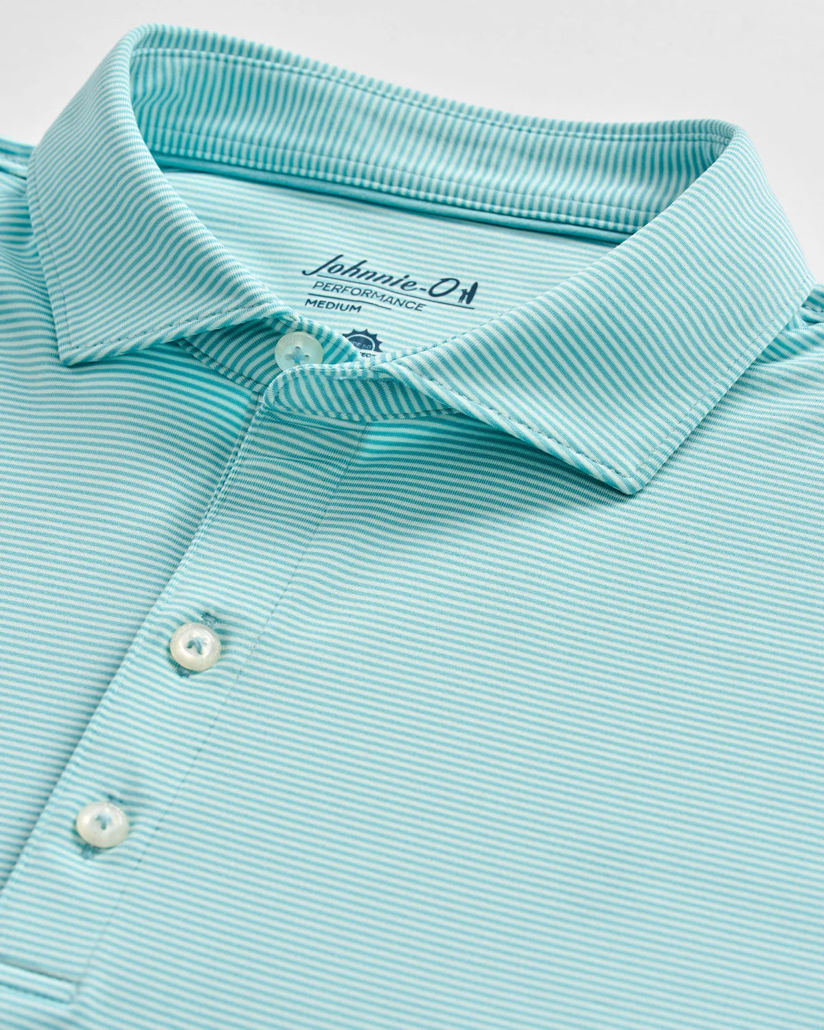 Johnnie-O Lyndonn Striped Jersey Performance Polo