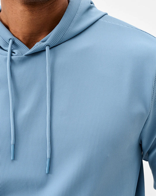 Johnnie-O Hoppin Ribbed Knit Performance Hoodie