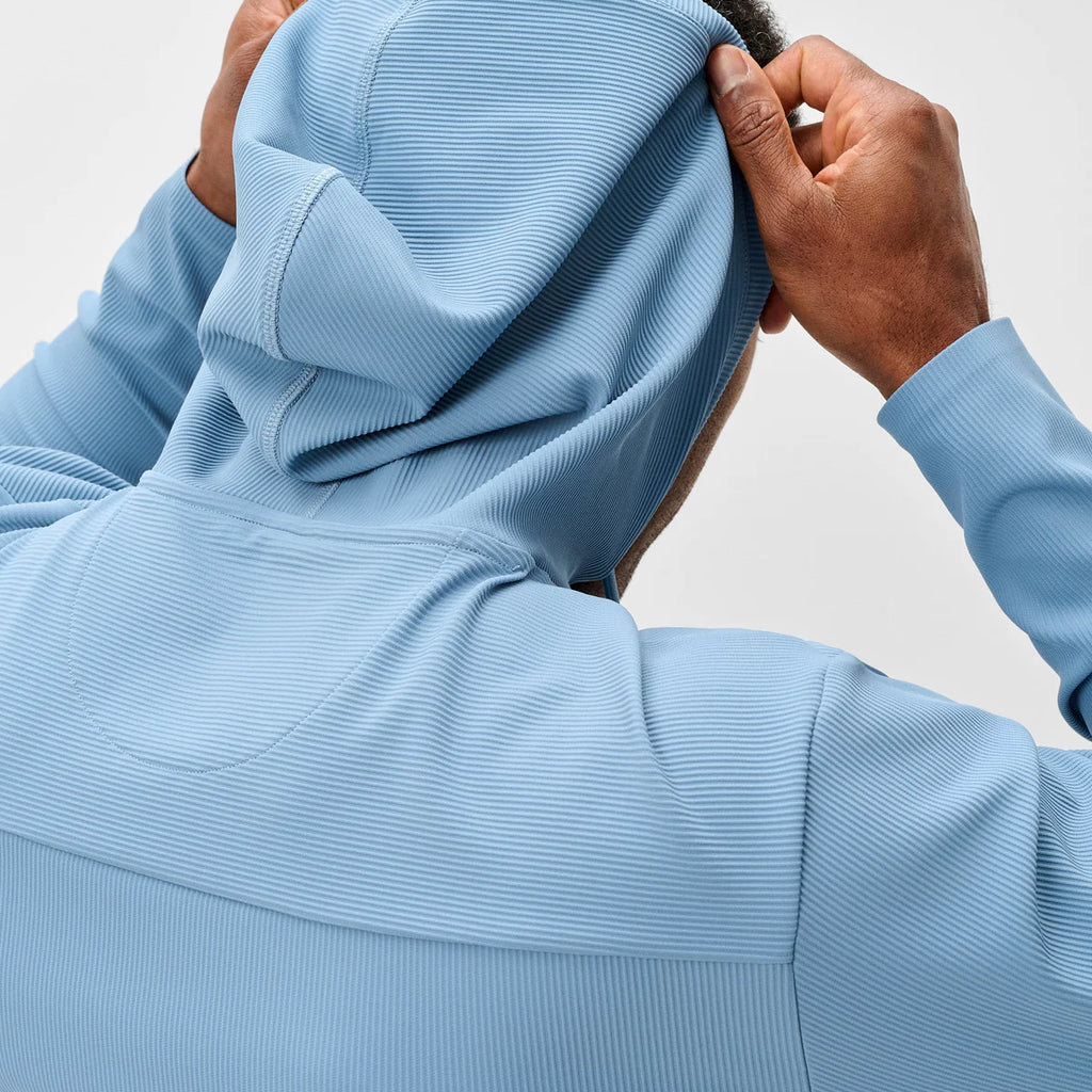 Johnnie-O Hoppin Ribbed Knit Performance Hoodie