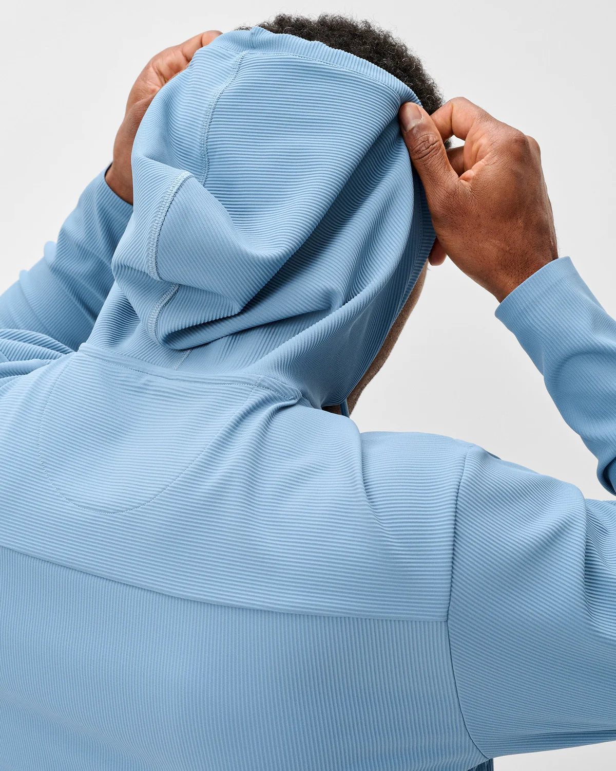 Johnnie-O Hoppin Ribbed Knit Performance Hoodie