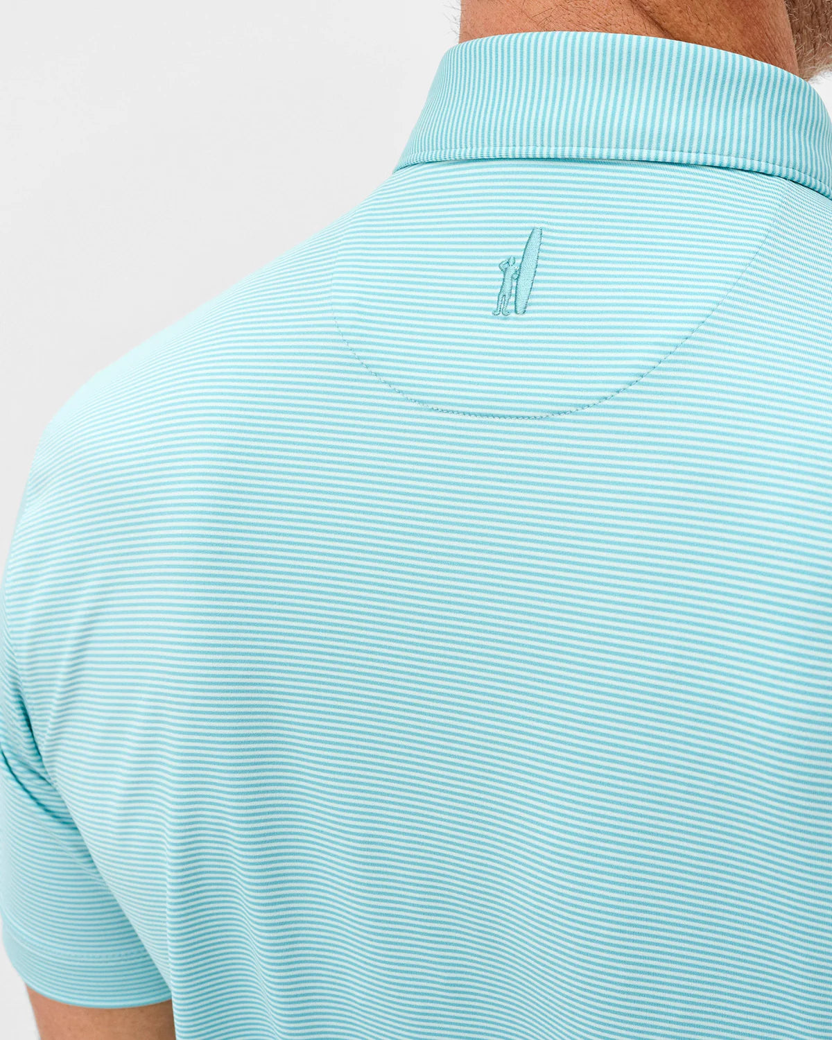Johnnie-O Lyndonn Striped Jersey Performance Polo