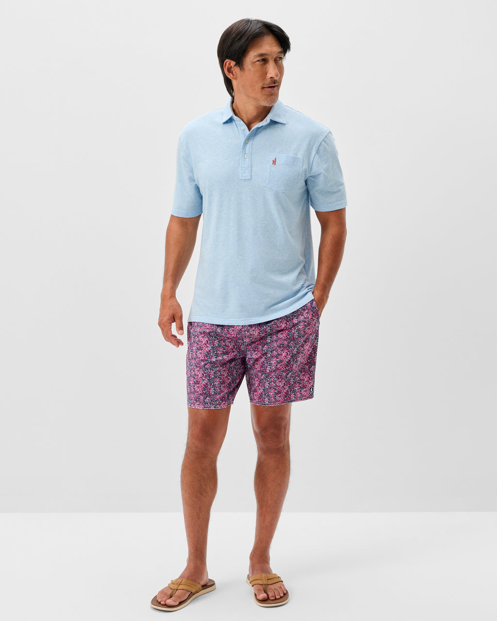 Johnnie-O Original 4-Button Polo - Heathered 2.0