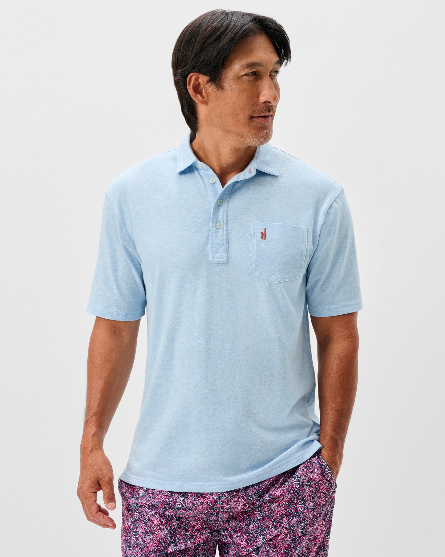 Johnnie-O Original 4-Button Polo - Heathered 2.0