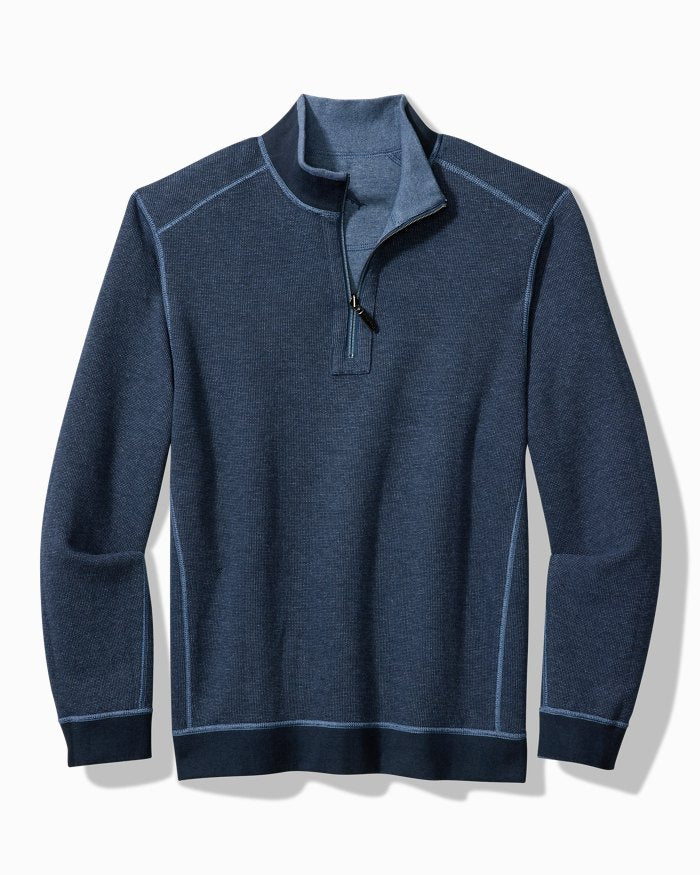 Tommy Bahama Flip Coast Half-Zip Reversible Sweatshirt