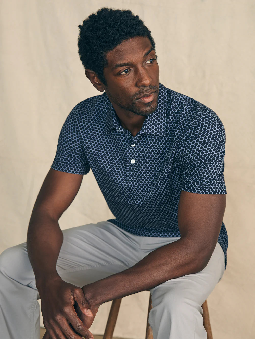 Faherty Movement™ Short-Sleeve Pique Polo Shirt