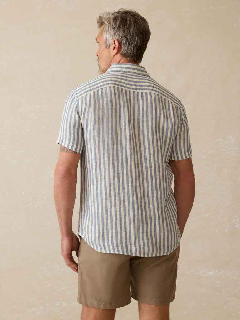 Faherty Short-Sleeve Palma Linen Shirt