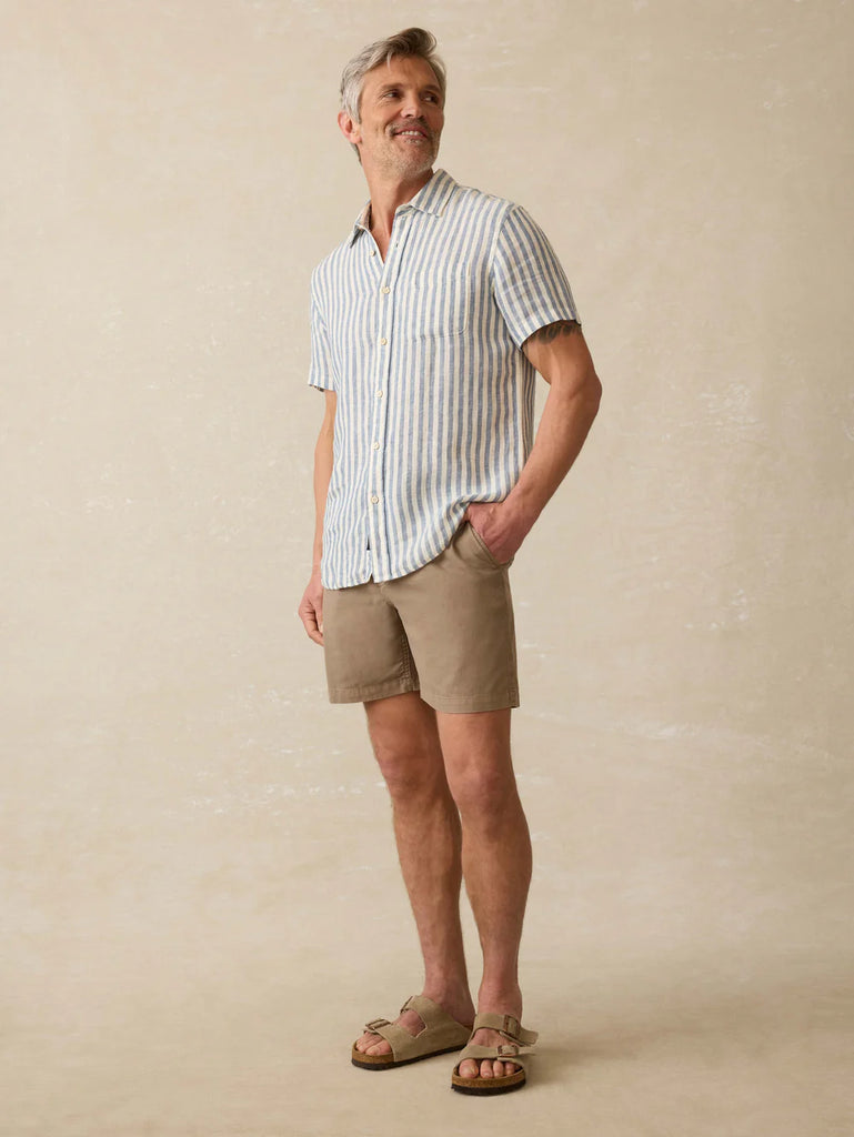 Faherty Short-Sleeve Palma Linen Shirt