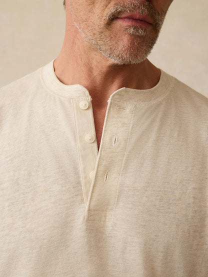 Faherty Short-Sleeve Sunwashed Henley