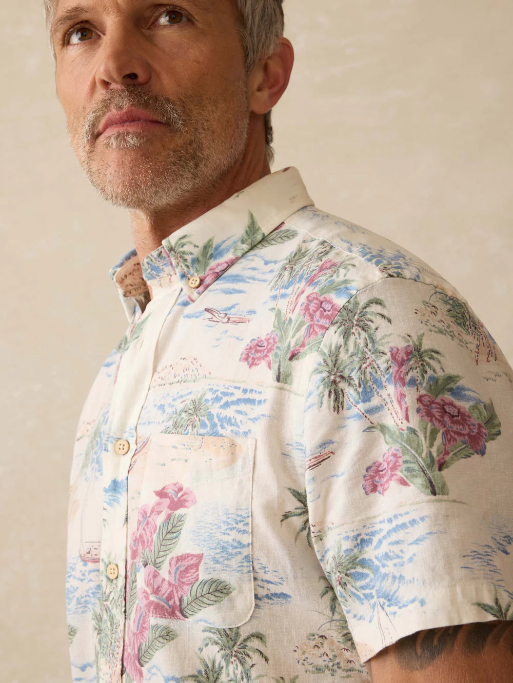 Faherty Short-Sleeve Breeze Shirt